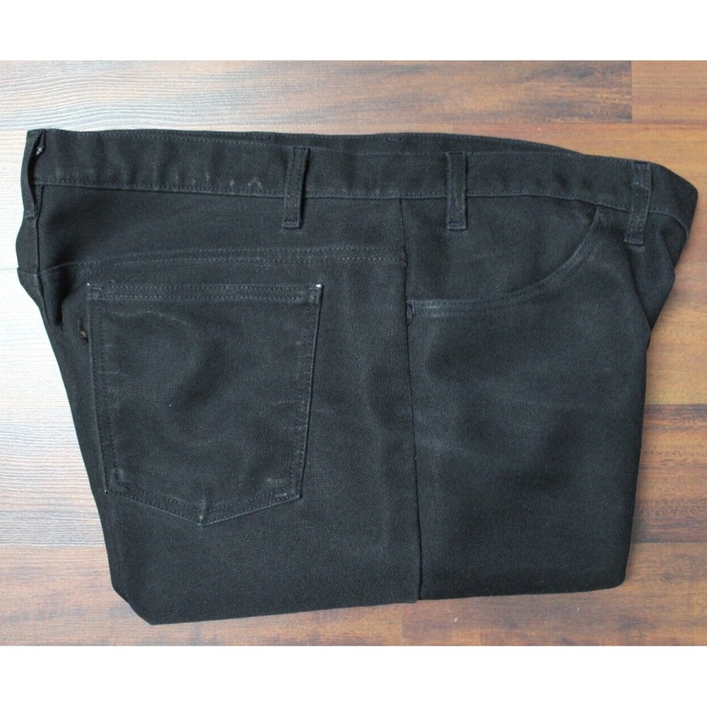 Vintage Levi's 10517-6159 Western Dress Pants Black Mens 40x30 Black Tab - Picture 3 of 4